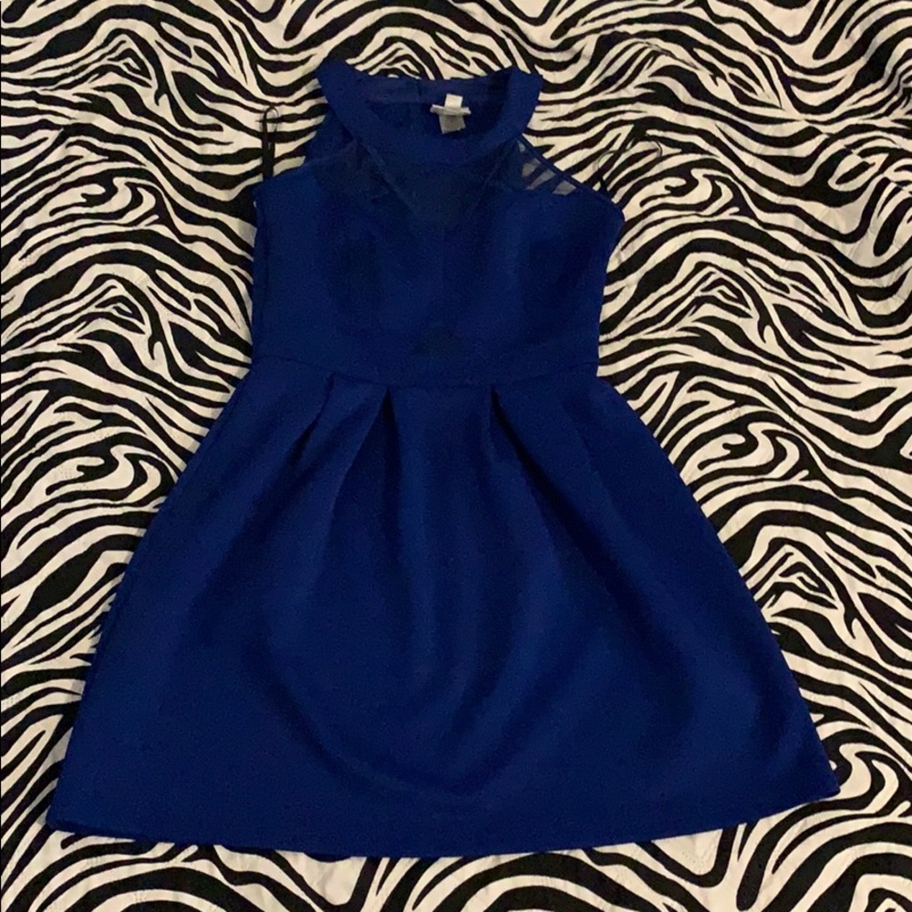 Sexy blue dress